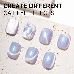 Esmalte de Uñas en Gel Efecto Ojo de Gato de Larga Duración, Esmalte de Uñas Magnético Holográfico Aurora Sirena con Imán - Product Image 2
