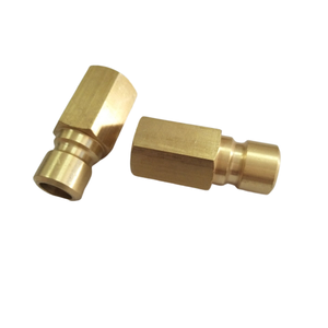 Máquina CNC TJPF0352 1/4 ''Tubo hembra reductor de latón Accesorios de pezón de manguera roscada con diferentes tamaños - Product Image 1