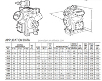 Carrier 5H120 5H126 Compresor de tornillo de refrigeración Compresor de accionamiento abierto, Carlyle 5H Compresor de refrigerador de transporte marino