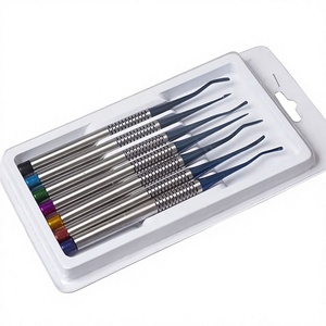 Kit d'extraction dentaire manuel en acier inoxydable allemand pour luxation des dents, chirurgie buccale, procédures d'implantation, forceps PDL et élévateur radiculaire - Product Image 1