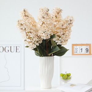 Hydrangea <b>Artificial</b> <b>Flowers</b> Long Branches Autumn Colors High Simulation Wedding Home Decorations - Product Image 4