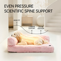 Lit pour animaux de compagnie de luxe, type « cave », 6D, pour un sommeil profond, housse amovible lavable, toutes saisons, nid chaud pour chien et chat, fabrication en usine, lit pour chien de petite/grande taille