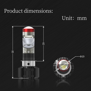 Aftermarket Motorcycle 35w 6000k High Low Beam Together H6 Mini <b>Led</b> <b>Projector</b> Lens Headlight Bulbs for Old Oil Motorcycle Bike - Product Image 6