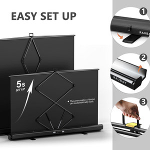 RAUBAY 78.7 x 82.7in Large Collapsible White <b>Backdrop</b> Screen Portable Retractable Panel Photo Nude Background with <b>Stand</b> - Product Image 4