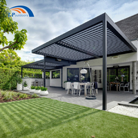 Pare-soleil extérieur pour terrasse, auvent, toit en aluminium, pergola à persiennes et cadre léger pour terrasse