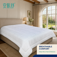 Couette Douce et Chaude Anyangshu pour la Maison, Remplissage de Couette Infusé aux Herbes, Plus de 3000 Ions Négatifs