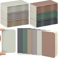 Carnet de notes mini personnalisé en gros avec couverture en bois technique, pages vierges à spirale – Idéal pour les cadeaux, format voyage, option couleur foncée