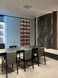 Ensemble de meubles de salon de luxe léger et moderne en bois massif de haute qualité, accessoires de bar à domicile, décoration - Product Image 2