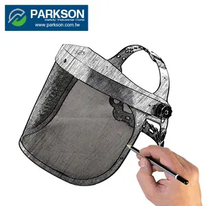 Protector Facial de Seguridad PARKSON Premium de Taiwán, Material de PC Transparente, Anti-Impactos, Visera Protectora Industrial - Product Image 2
