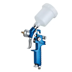 Voylet H2000 Gravity Feed Mini Hvlp Spuitpistool Met 250cc Plastic Cup Detail Verfspuit Pistool