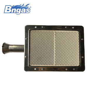 세라믹 적외선 DIY 가스 버너 8.66x6.69인치(220x170mm) 가정용 히터 부품, 적외선 가열 화염 버너 헤드 포함, 바베큐용 - Product Image 2