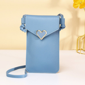 กระเป๋าใส่โทรศัพท์สำหรับผู้หญิง กระเป๋าสะพายข้างแบบใหม่ กระเป๋าใส่สมาร์ทโฟน กระเป๋าถือแบบเบา หนัง PU กระเป๋าลำลองแบบเรียบง่าย - Product Image 6