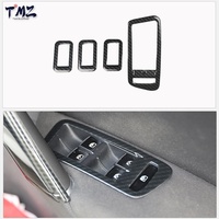 Kit complet d'autocollants décoratifs intérieurs en plastique noir style d'origine pour Volkswagen Golf 7 2014-2020 RHD