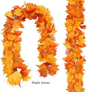 Guirnalda de Hojas de Arce Artificiales de Doble Cara al por Mayor, 36 Hojas Colgantes, Decoración de Otoño para la Cosecha y el Día de Acción de Gracias - Product Image 3