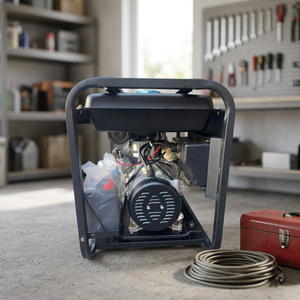 Générateur diesel SS SAMSON 5KW de qualité industrielle, 240V 50Hz, démarrage électrique, châssis ouvert, système de refroidissement par air portable - Product Image 4