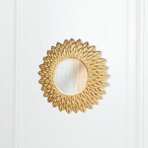 Golden Handcrafted Wall Mirror - Product Image 1