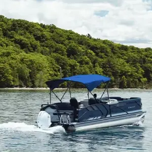 Outdoor Water Party Activity Boat 27ft Sport Speed Pontoon Boat For Sale