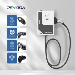 PENODA 30kw Ocpp1.6J Ev Charger Solar Powered EV Charging Station With Rfid Card Ccs Charger Ev Charging Solution Ce Certifi