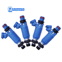 Inyectores de Combustible Q Auto Parts, Válvulas de Inyección, Boquillas de Inyector 100187080 1001-87080 para Subaru IMPREZA GDB GRB, Caudal de 1000CC