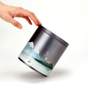 Nuevo listado, suministro chino, tarro de hierro personalizado, caja de embalaje de alimentos de regalo para té con asa - Product Image 1