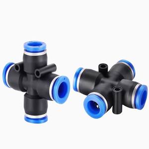 Connecteurs pneumatiques croisés PZA6 PZA8 PZA10 PZA12, raccords rapides pour système pneumatique - Product Image 1