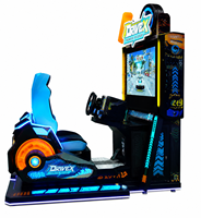 LeChuang Epark ODR-06 Machine de jeu d'arcade simulateur de course automobile 32 voitures à monnayeur avec panneau métallique en promotion