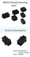 Connecteur de boîtier de prise à une rangée Micro-Fit 3.0 mm 43645