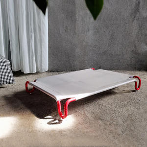 Cama Elevada <span class=keywords><strong>para</strong></span> <span class=keywords><strong>Perros</strong></span> 2025, Transpirable, Impermeable, de Tela Oxford, con Tubos de Acero Resistentes a la Oxidación, Protección Ecológica <span class=keywords><strong>para</strong></span> Mascotas al Aire Libre - Product Image 4