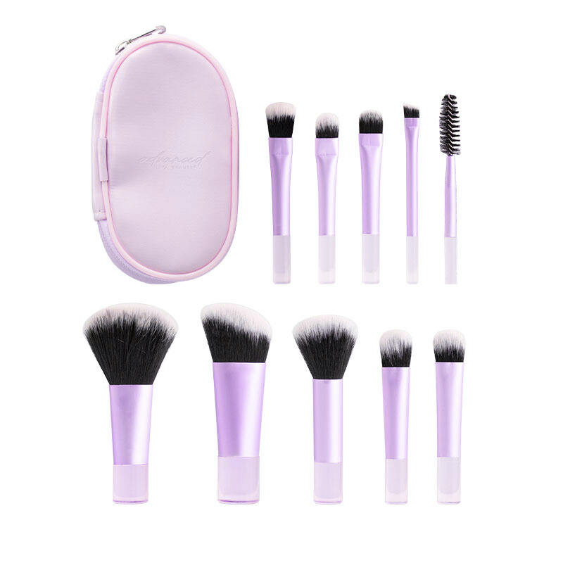 Purple Makeup Brush set