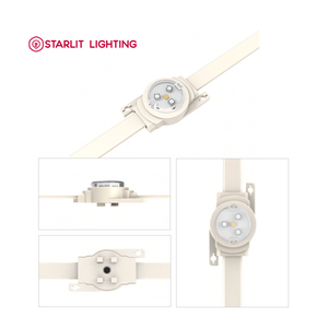 Sumber cahaya titik RGBW suhu warna ganda 0.75W LED produk rekayasa ruang angkasa plastik untuk aplikasi lanskap - Product Image 6