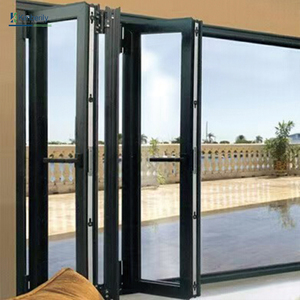 Puerta Plegable Moderna Landsharp de Vidrio, Aislamiento Térmico de Aleación de Aluminio, Decoración Exterior para Dormitorio, Fibra de Vidrio para Sala de Estar - Product Image 3