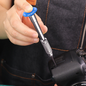 <span class=keywords><strong>Tournevis</strong></span> de précision allemand - Acier allié S2 avec rotation à 360° °   Capuchons rotatifs et embouts codés par couleur pour la réparation de téléphones portables et d'électronique - Product Image 5