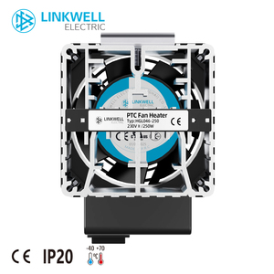 Tiết kiệm năng lượng an toàn hoạt động im lặng 250W Bảng điều khiển quạt nóng cho hệ thống điều khiển nhiệt độ tủ điện - Product Image 2