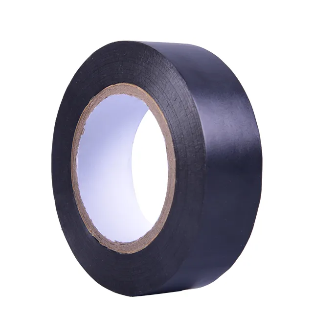 PVC Isolasi Listrik Pita Isolasi Tahan Api Pvc Tape Roll Hitam Produsen Sampel Tape