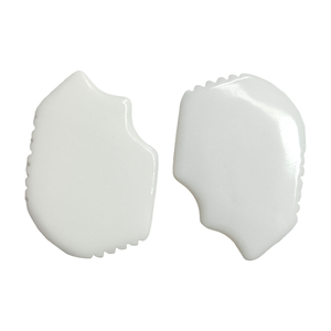 Grattoir facial Gua Sha en jade blanc naturel avec logo personnalisé, outil de massage <span class=keywords><strong>anti</strong></span>-âge pour les soins de la peau, <span class=keywords><strong>yoga</strong></span> - Product Image 2