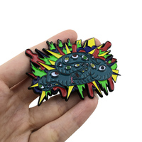 Broches de revers personnalisables en émail dur poli, en fer, style vintage, religieuses, Kawaii, artisanat métallique, directement de l'usine