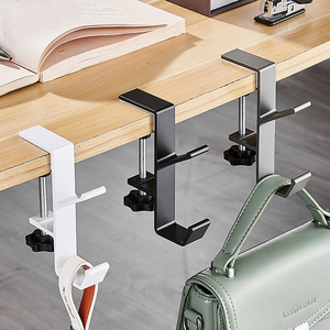 <span class=keywords><strong>Support</strong></span> de <span class=keywords><strong>casque</strong></span> universel en métal à suspendre pour table, idéal pour casques <span class=keywords><strong>Sony</strong></span>/Airpods et sacs de rangement pour casques de jeu - Product Image 1