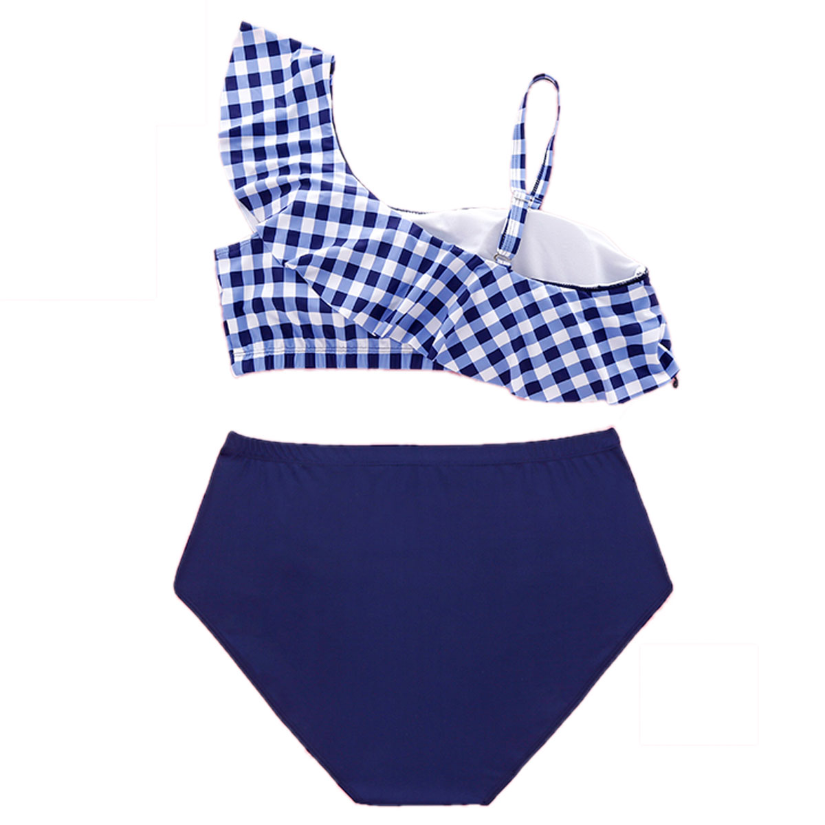 Plus size hot sale sexy gingham printed bikini