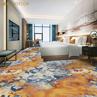 Moquette de haute qualité, tissée à la machine, jacquard, Axminster, écologique, antidérapante, 5 étoiles, pour les chambres d'hôtel, les couloirs, les halls, les salles de séjour