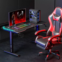 Ensemble de tables et de chaises de jeu de luxe Bureau de jeu d'ordinateur commercial durable Tables d'esports Mobilier de bureau