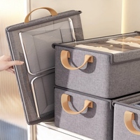 Nouvelle boîte de rangement en tissu pour armoire, organiseur superposé pour vêtements, pantalons, sous-vêtements à manches courtes et chaussettes