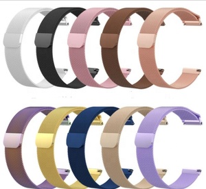 Correa de eslabones milaneses de 22 mm y 20 mm para Samsung Galaxy <span class=keywords><strong>Watch</strong></span> de 46 mm y 42 mm, Gear S3 Frontier, <span class=keywords><strong>Huawei</strong></span> <span class=keywords><strong>Watch</strong></span> <span class=keywords><strong>GT</strong></span> <span class=keywords><strong>2</strong></span>, Active <span class=keywords><strong>2</strong></span>, Amazfit Bip Band - Product Image 1