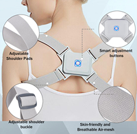 Correcteur électronique intelligent pour le dos, soutien dorsal automatique réglable et rappel par vibration, ceinture de soutien pour les épaules