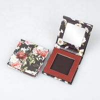 Palette de fards à paupières magnétique en carton avec miroir, emballage vide pour fard à paupières, palette de maquillage individuelle pour blush
