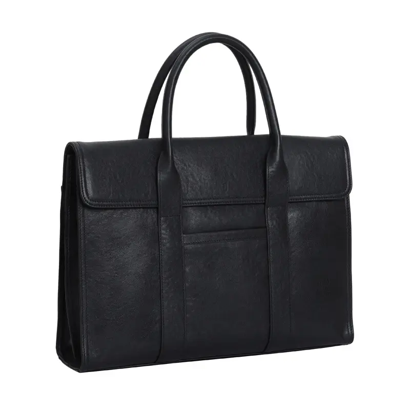 حقيبة مكتب من الجلد ماركة DoubleSafe، حقيبة رجالي كلاسيكية، حقائب لابتوب من جلد الماشية، حقائب جلدية