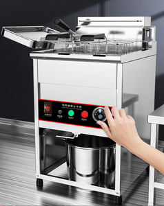 Restaurant Home Bar Party Friteuse commerciale en acier inoxydable 20L grande capacité avec contrôle de l'huile Pan Friteuse électrique verticale - Product Image 4