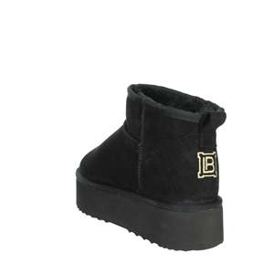 Botines de cuña para mujer Laura Biagiotti, color negro, talla 37 - Product Image 2