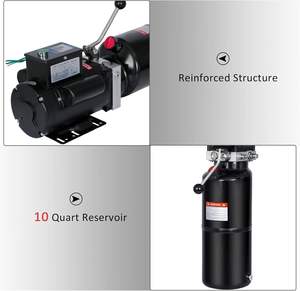 Unidad de Potencia Hidráulica GRH con Tanque de Aceite de 10 Cuartos, Motor de CA de 220V, Control Manual para Remolques Basculantes y Elevación de Vehículos, con Maneta de Control - Product Image 5