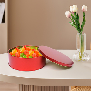 Rustproof Moistureproof <strong>Large</strong> Food Safe <strong>Round</strong> Metal Cans For Biscuits <strong>Tin</strong> Cake Can <strong>Cookie</strong> Packaging <strong>Tin</strong> Box Canister - Product Image 3