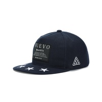 Gorra de 5 Paneles Clásica de Algodón para Exteriores con Visera Plana y Cierre a Presión, con Logotipo Personalizado y Talla Ajustable